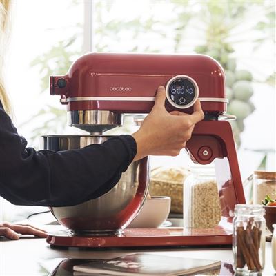 Batidora Amasadora Cecotec Twist&Fusion 4500 Luxury Red - Robots de cocina  - Los mejores precios