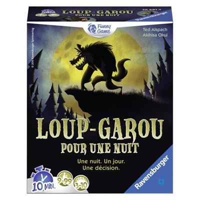 Ravensburger Werewolf For one night juego de baraja cartas tematizado 9 años colormodelo surtido mesa hombre lobo por una noche 4005556266814