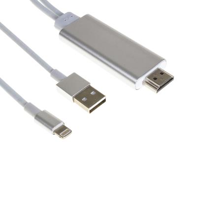 Describir Corroer agujero Cable hdmi para iphone/ipad lightning 8 pins - Gris - Cable HDMI - Los  mejores precios | Fnac