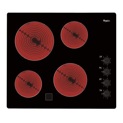 Whirlpool Negro Placa Vitrocerámica Akm9010ne 4 Zonas 60Cm 6200W