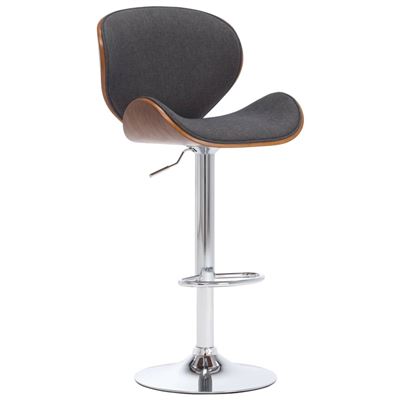 Vidaxl Gris Taburete De Cocina Tela