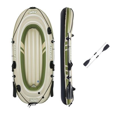 Barca Hinchable Para Excursiones Bestway Hydro-force Voyager 300 243x102x31 Cm 2 Personas Con Remos