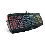 Teclado Krom Gaming Khaido. Usb. Rgb