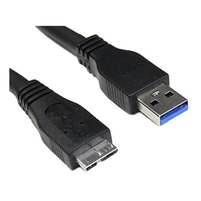 Cable nc USB 3.0 Tipo A/M-Micro B/M. Negro. 1.0m 10.01.1101-Bk