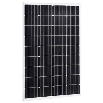 Paneles vidaXL solares monocristalinos vidrio de seguridad 120 W