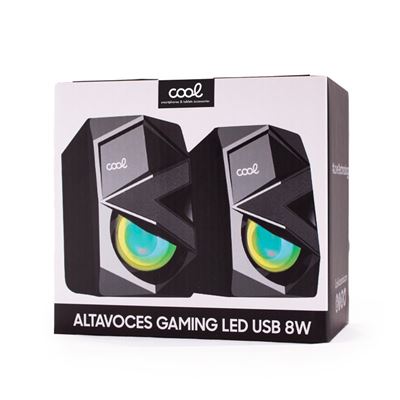 Altavoces de Ordenador Gaming LED  Set de Altavoces para portatil