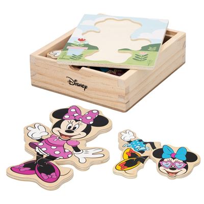 Puzzle De Madera Minnie Con Traje Woomax Disney