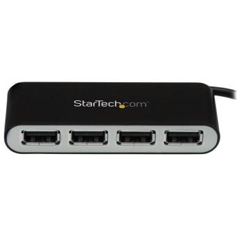 Startech Concentrador Ladrón USB 2.0 de 4 Puertos con Cable Integrado - hub  Portátil USB 2.0 - Concentrador / HUB - Concentrador / HUB - Los mejores  precios