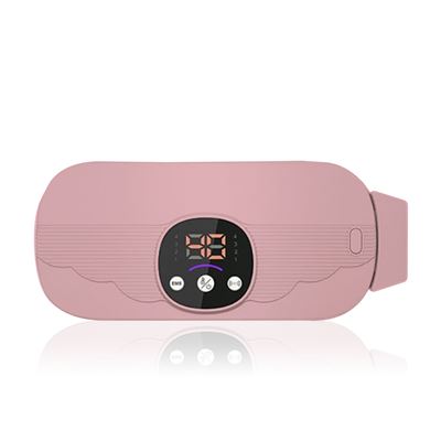 Cinturón De Masaje Ems Inteligente. Modo De Calentamiento, Masajeador Abdominal Para Quemar Grasa. Dam Rosa