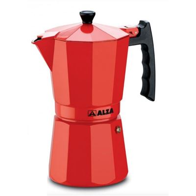 Alza Luxe Cafetera Italiana 12 Tazas Roja 353112