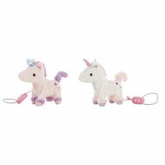 Peluche Unicornio Interactiva (23 cm) Blanco + 3 Años - 1