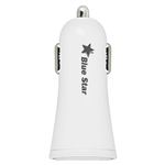 Cargador para coche con puerto USB 2A Blanco, Bluestar