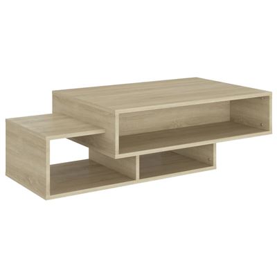 Vidaxl Mesa De Centro Aglomerado Color Roble Sonoma 105X55x32cm