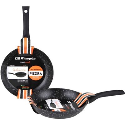 Sartén Orbegozo Sfb 8024 De Aluminio Forjado Y Recubrimiento De Piedra, 24 Cm