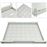 Bandeja rack RackMatic19"" ajustable en profundidad 550 mm 1U blanco_2