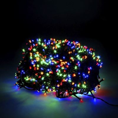 Guinalda Luces Navidad 300 Leds Multicolor. Luz navidad interiores y