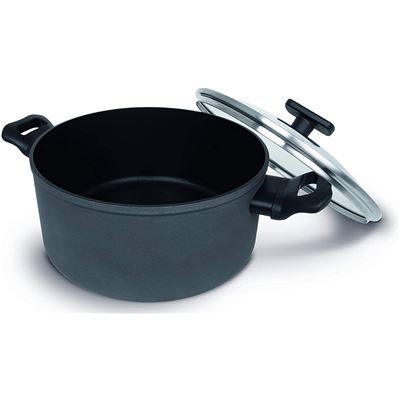 Cacerola Antiadherente Arcos Kaula Negro 24 Cm