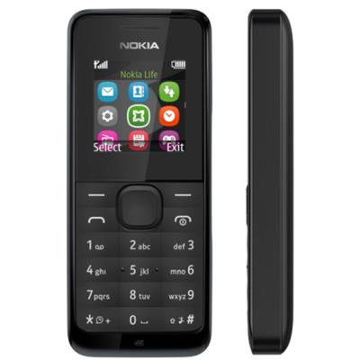 Nokia Negro Teléfono Móvil 105 Color