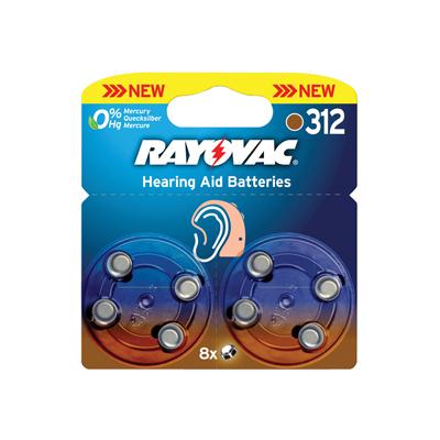 Rayovac Pilas Para Audífonos 1.4 V 160 mah 8 pcs