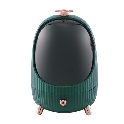 Cajón Organizador Dam De Maquillaje Y Cosméticos Con Luz 33,5x23cm Verde