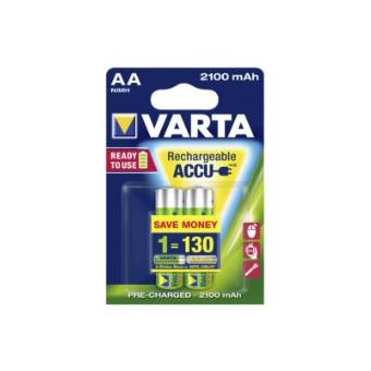 1x2 Varta Rechargeable Accu AA Ready2Use NiMH 2100 mAh Mignon - 1