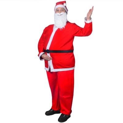 Disfraz para Navidad vidaXL Set Traje Papá Noel