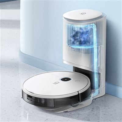 Robot Aspirador Yeedi Vac Station 2 en 1, Estación de descarga automática,  3000 Pa, Blanco - Aspirador y limpiadores - Los mejores precios | Fnac
