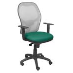 Silla de oficina ergonómica Piqueras y Crespo Modelo Jorquera tejido Bali verde 3