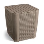 Mesa auxiliar de jardín Allibert, Luzon Color capuchino 223933