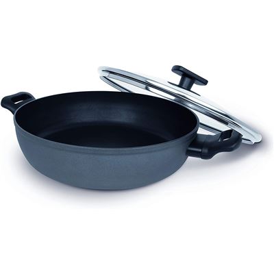 Cacerola Antiadherente Arcos Kaula Negro 28 Cm