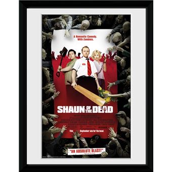 Fotografía Enmarcada Shaun of the Dead Key Art