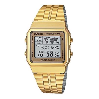 Casio Dorado Reloj De Cuarzo Vintage 34 Mm