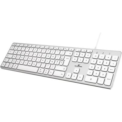 Bluestork Teclado Para Mac Con Cable: Diseño Francés