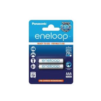 Eneloop BK-4MCCE/2BE - Pila recargable (NiMH, AAA, 750 mAh) - 1