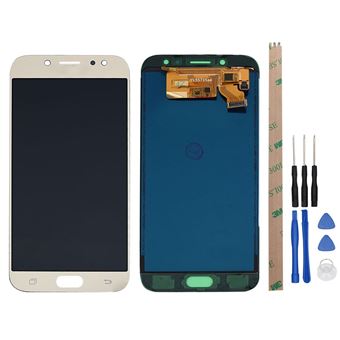 Pantalla Táctil Unico Para Samsung Galaxy J7 Pro 2017 J730G J730 J730 (Monitor LCD Completo) Ouro