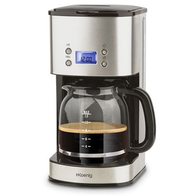 Cafetera De Goteo Hkoenig Mg30 12 Tazas Gris