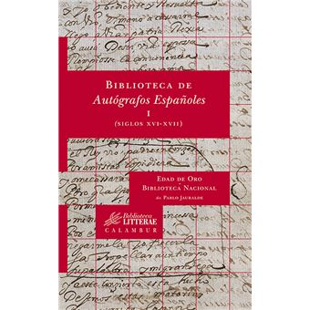 Biblioteca autografos españoles I - 1