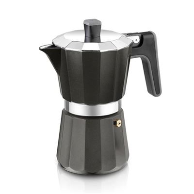 Cafetera Italiana Bra Perfecta Black 9 Tazas