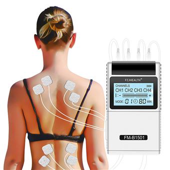 Comprar Instrumento de fisioterapia TENS de doble salida, 16/24 modos,  acupuntura de pulso de baja frecuencia, masajeador de cuerpo entero