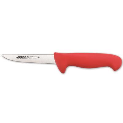 Cuchillo Deshuesador Arcos Colour - Prof 294422 De Acero Inoxidable Y Mango Ergonómico - Rojo