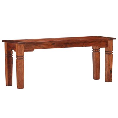 Vidaxl Banco De Madera Maciza De Acacia 110Cm