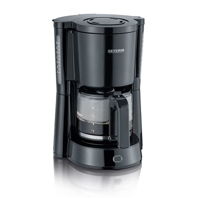 Cafetera de goteo, jarra de cristal 1 L Severin KA 4815 Negro 1000 W