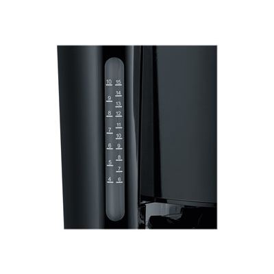 Cafetera De Goteo Severin Para 10 Tazas - Jarra De Cristal, Placa Caliente Y Apagado Automático, Color Negro