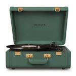 Crosley Portfolio Vintage 2speed bluetooth suitcase turntable with builtin speakers quetzal retro cr6252aql