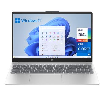 PC Portátil HP 15-fd0045ns 15.6"" Full HD Intel Core i7-1355U, 16GB RAM, 512GB SSD, Intel Iris Xe Graphics, Windows 11 Home Silver Teclado QWERTY Español - 1
