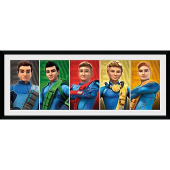 Fotografía enmarcada Thunderbirds Are Go Grupo 30x75 cm