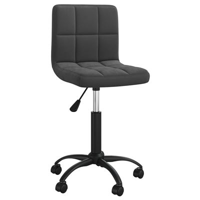 Vidaxl Negro Silla De Oficina Giratoria Terciopelo 4,9Kg
