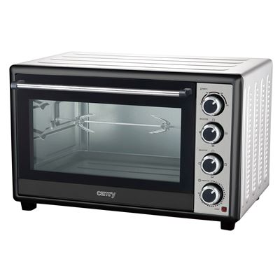 Horno Eléctrico de Sobremesa Camry CR111 45 Litros, Acero Inoxidable, Asador de pollo, 2000W