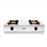Cocina a gas en Inox Haeger SAFINE PLUS 2 Quemadores_0
