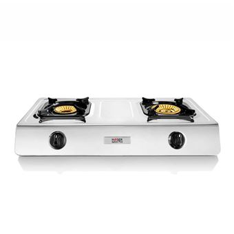 Cocina a gas en Inox Haeger SAFINE PLUS 2 Quemadores